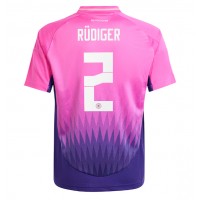 Maglia Calcio Germania Antonio Rudiger #2 Seconda Divisa Europei 2024 Manica Corta